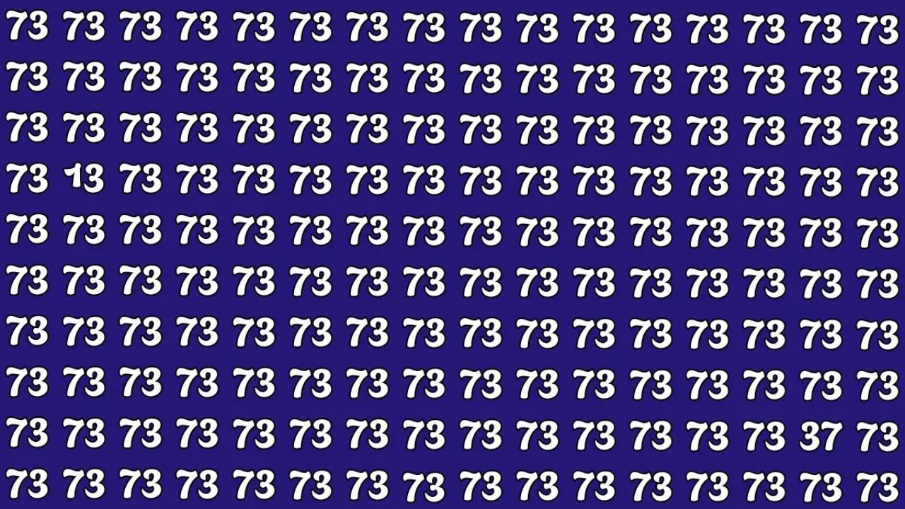 Can You Spot The Hidden Numbers 13 And 37 In 7 Seconds?