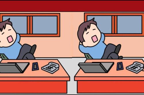 Only 1 In 10 Can Find 3 Differences In The "Guy Chilling At The Office" Pics In 19 Seconds