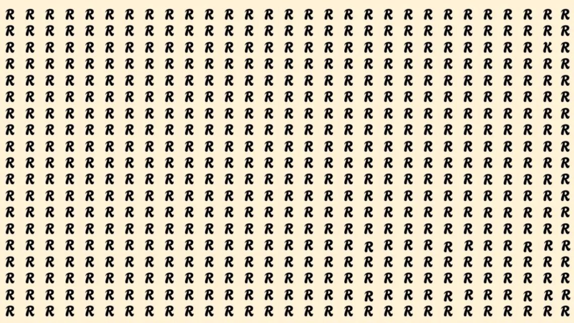 Only 1 In 10 Can Spot The Hidden ‘K’ Among Rs In 5 Seconds—Can You?