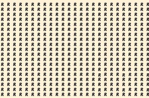 Only 1 In 10 Can Spot The Hidden ‘K’ Among Rs In 5 Seconds—Can You?