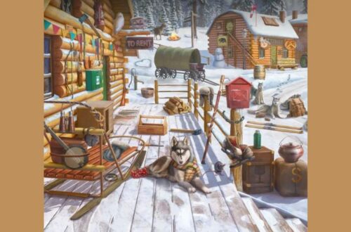 Only 3% Spot The Hidden Bear In This Snowy Village—Can You Find It In 12 Seconds?