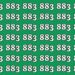 Optical Illusion Challenge- Can You Spot 888 Hidden Among 883 In Just 8 Seconds?