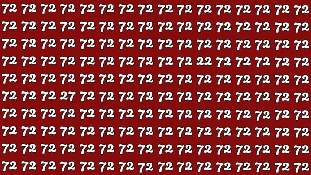 Spot the Hidden Numbers 22 And 27 In This Tricky Optical Illusion Puzzle