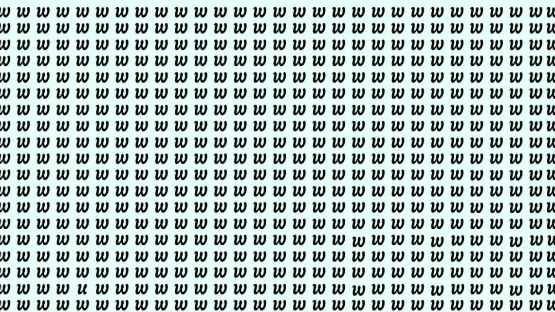 Can You Find The Letter ‘U’ Hidden In A Sea Of ‘W’s? Viral Puzzle Test