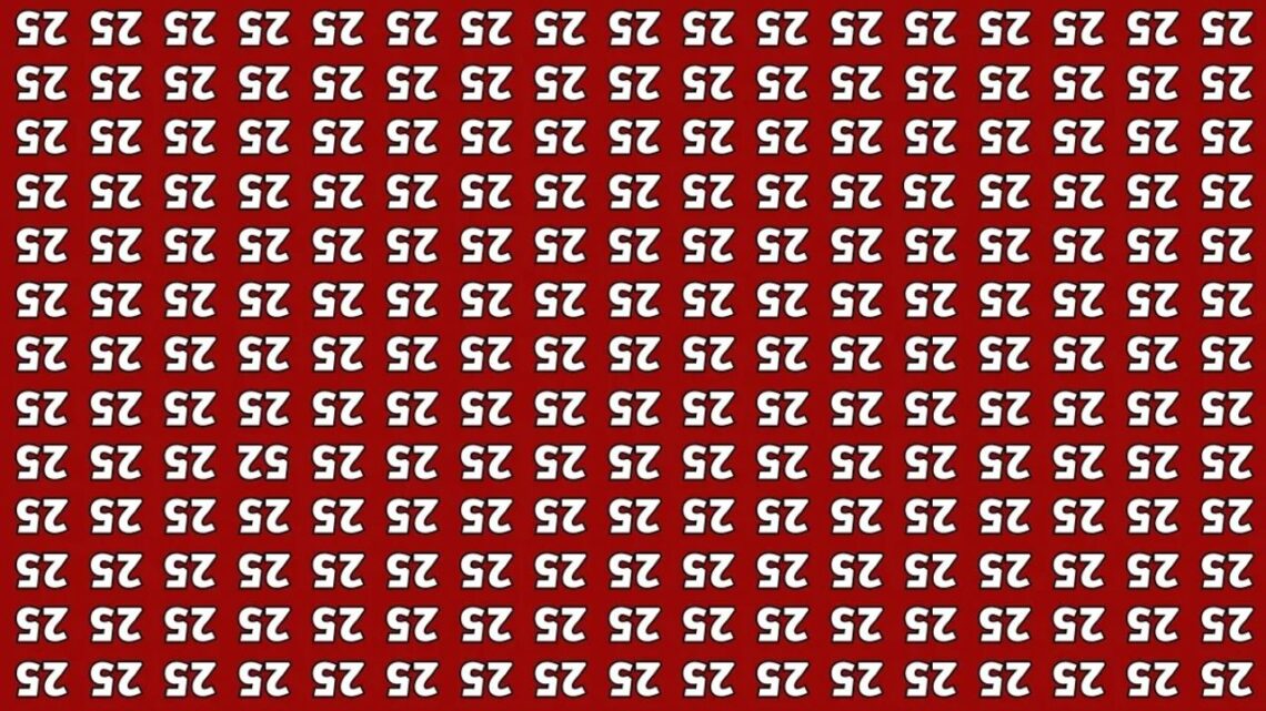 Can You Spot The Hidden 52 In This Optical Illusion In Just 6 Seconds