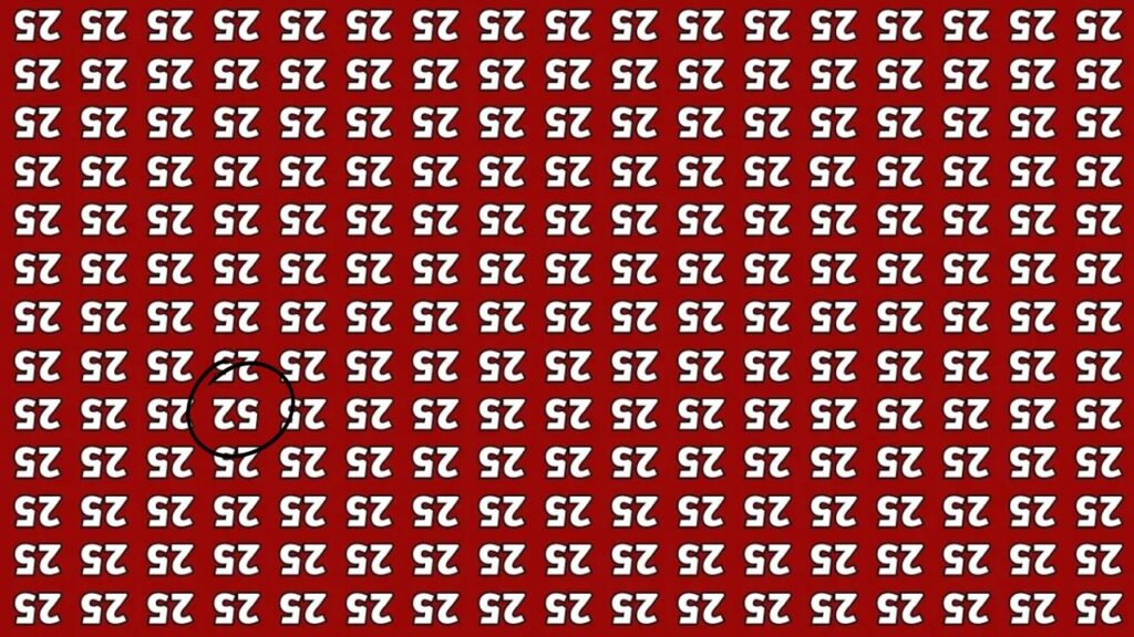 Can You Spot The Hidden 52 In This Optical Illusion In Just 6 Seconds