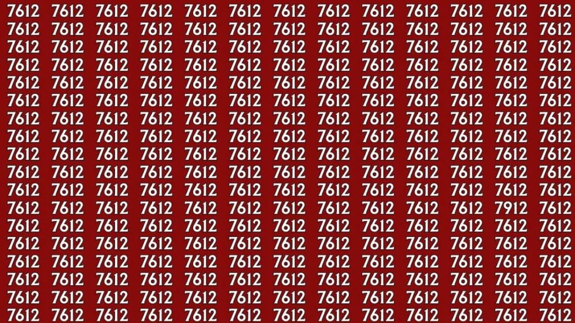 Spot 7912 Hidden Among 7612s In Just 7 Seconds