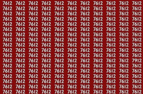 Spot 7912 Hidden Among 7612s In Just 7 Seconds